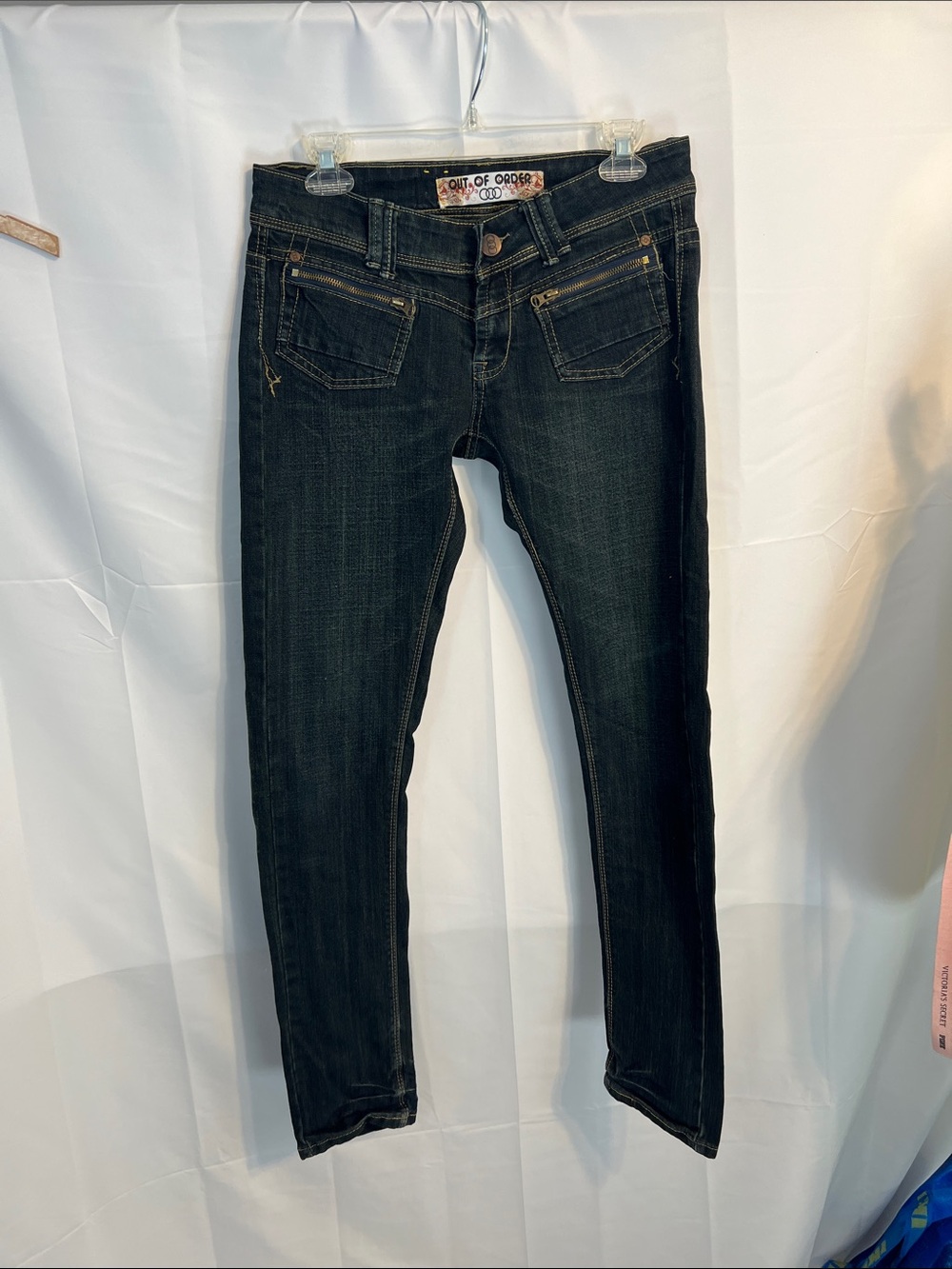 Y2K low rise Dark Wash Skinny Jeans